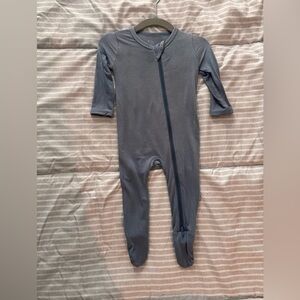 Kyte BABY Charcoal Footed One Piece
